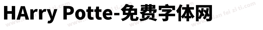 HArry Potte字体转换